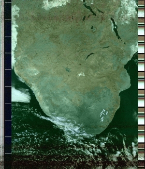 Satellite Image Received on PCR-1000